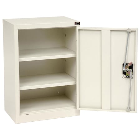 Global Industrial Assembled Wall Storage Cabinet, 18W x 12D x 26H, White 269875WH